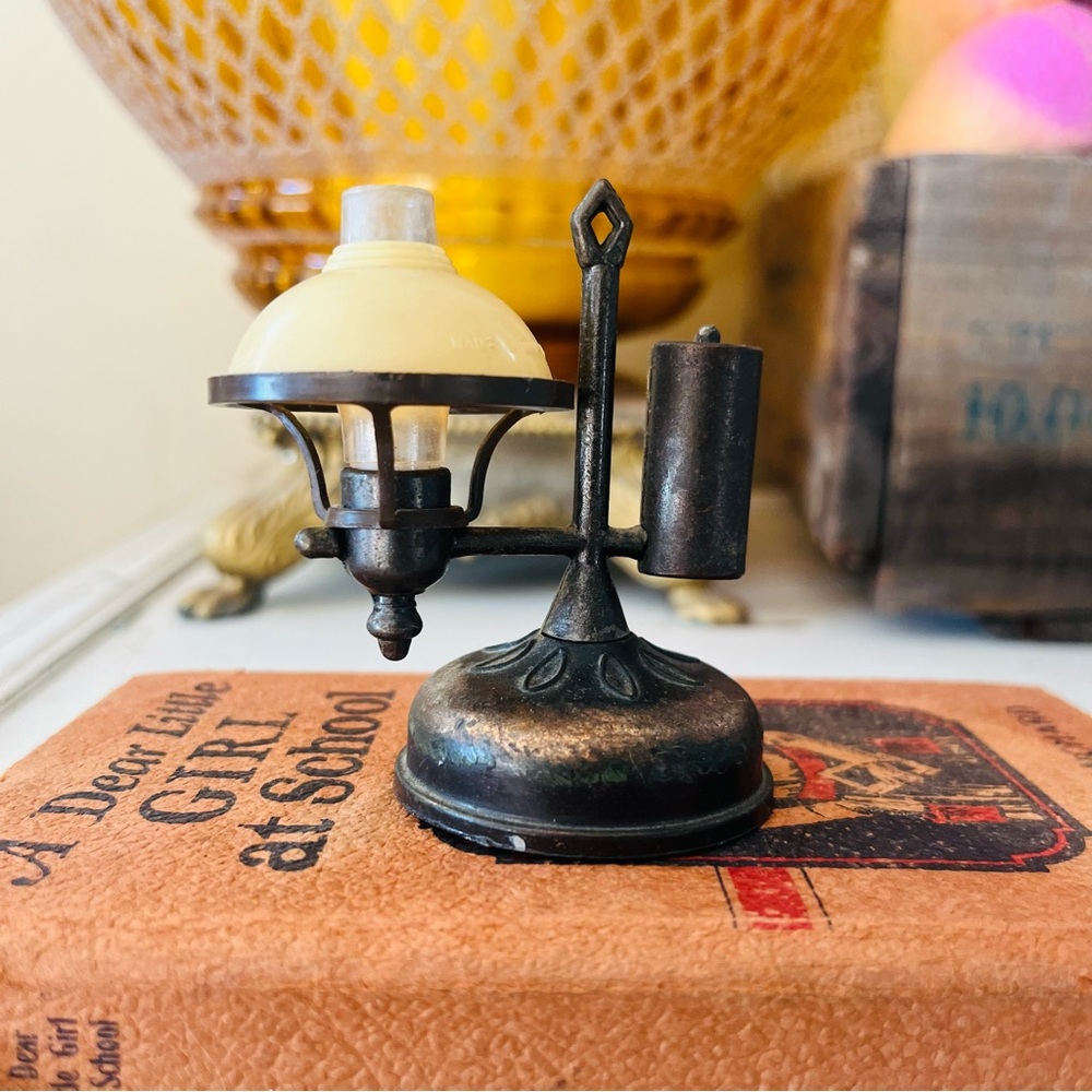 Vintage Miniature Desk Lamp Pencil Sharpener